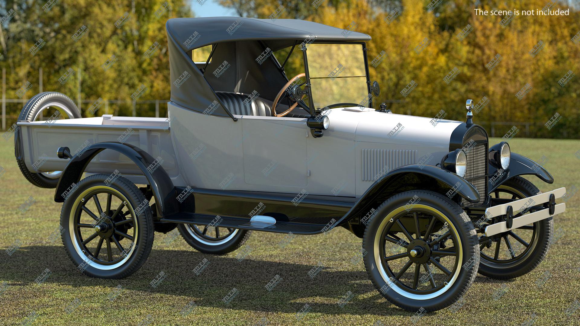 images/goods_img/202104093/3D Vintage 20s Roadster Pickup Ford Rigged model/5.jpg